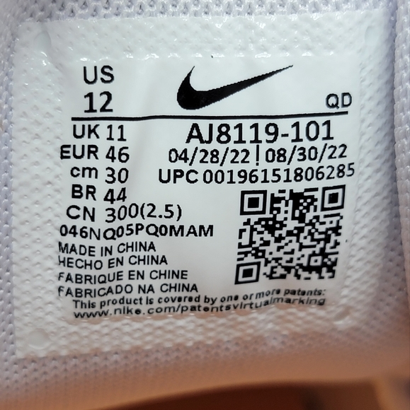 Nike Zoom Javelin Elite 3 Track White Pink Mens Size 12 AJ8119-101 New - Picture 4 of 10